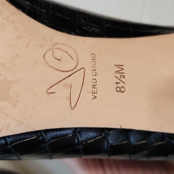 Joan OLOFF DORSEY BLACK SOFT PATENT/BLACK KID SUEDE - 8.5 M - Picture 4 of 16